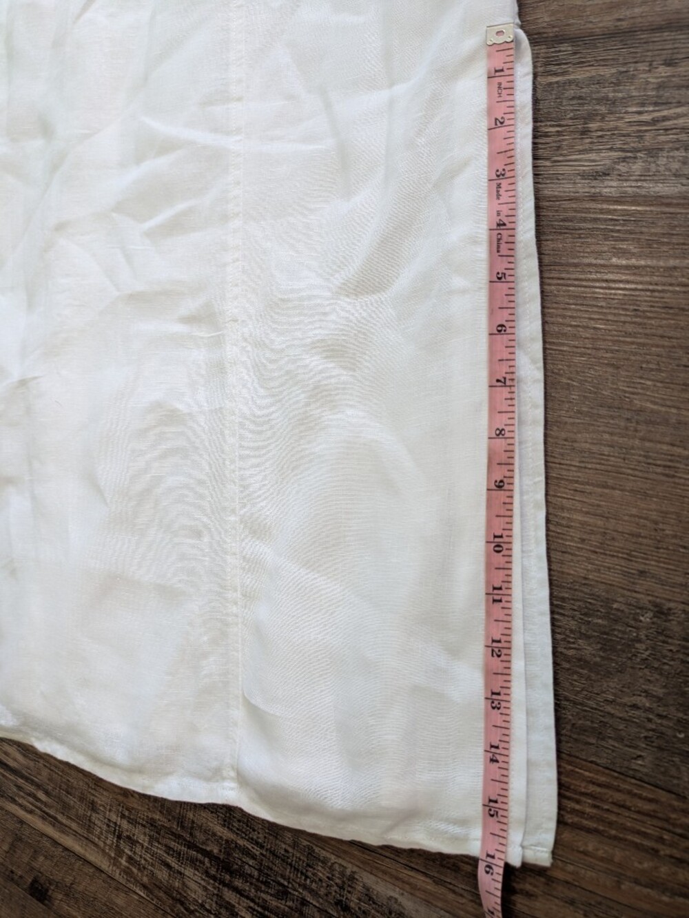 NWT Talbots White Linen Button Front Midi Skirt Size 4 Classic Summer - Picture 16 of 16